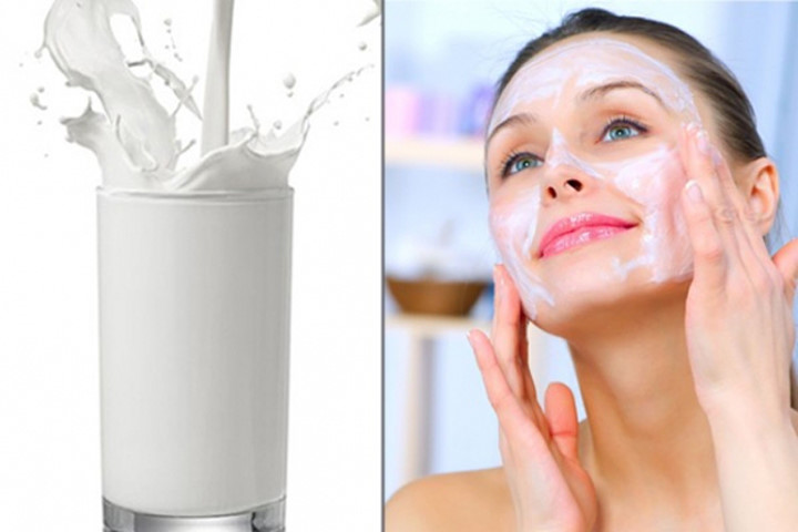 Cách làm đẹp da mặt tự nhiên với sữa tươi không đường